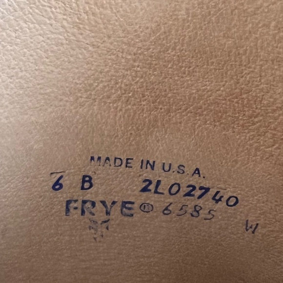 Frye Vintage Riding Boots Brown Size 6 With Box Excellent Condition - Picture 7 of 9